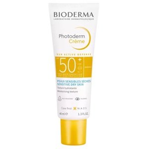 Bioderma Ochranný krém na opalování pro citlivou a suchou pleť SPF 50+ Photoderm Creme (Cream) 40 ml