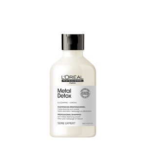 L´Oréal Professionnel Šampon pro barvené a poškozené vlasy, pro lesk vlasů, déletrvající barvu, bohatá textura Serie Expert Metal Detox (Professional Shampoo) 300 ml