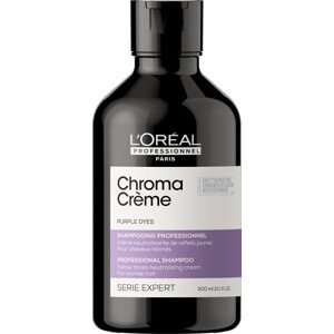 L´Oréal Professionnel Profesionální fialový šampon neutralizující žluté tóny Serie Expert Chroma Crème (Purple Dyes Shampoo) 300 ml