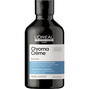 L´Oréal Professionnel Profesionální modrý šampon neutralizující oranžové tóny Serie Expert Chroma Crème (Blue Dyes Shampoo) 300 ml