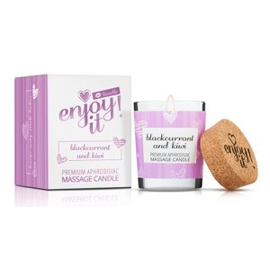 Magnetifico Power Of Pheromones Masážní svíčka Enjoy it! Blackcurrant and Kiwi (Massage Candle) 70 ml