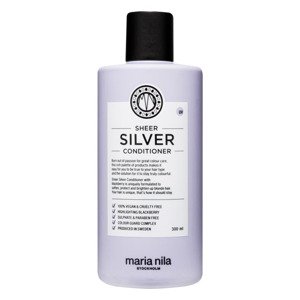 Maria Nila Hydratační kondicionér neutralizující žluté tóny vlasů Sheer Silver (Conditioner) 1000 ml