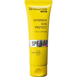 Revolution Skincare Krém na obličej SPF 50 Shimmer Sun Protect (Face Cream) 50 ml