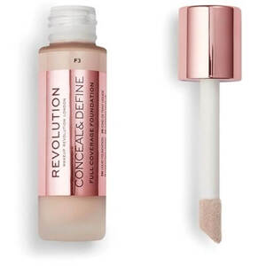 Revolution Krycí make-up s aplikátorem Conceal & Define (Makeup Conceal and Define) 23 ml F7