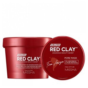 Missha Čisticí maska s červeným jílem Amazon Red Clay™ (Pore Mask) 110 ml