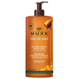 Nuxe Zvláčňující sprchový gel na tělo i obličej Rêve de Miel (Face and Body Ultra Rich Cleansing Gel) 750 ml