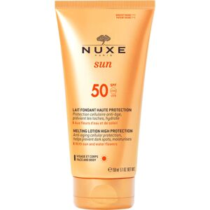 Nuxe Mléko na opalování pro tělo a obličej SPF 50 Sun (Melting Lotion High Protection) 150 ml