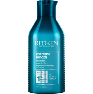 Redken Šampon pro posílení dlouhých a poškozených vlasů Extreme Length (Shampoo with Biotin) 300 ml - nové balení
