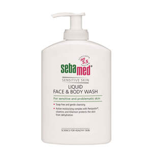 Sebamed Jemná mycí emulze na obličej a tělo s pumpičkou Classic (Liquid Face & Body Wash) 400 ml
