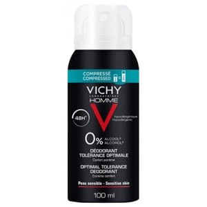 Vichy Deodorant ve spreji Homme (Optimal Tolerance Deodorant) 100 ml