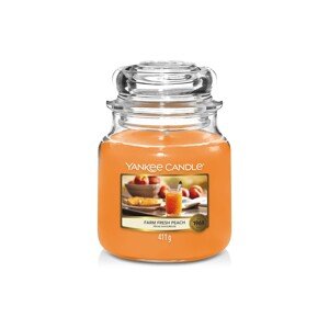 Yankee Candle Aromatická svíčka Classic střední Farm Fresh Peach 411 g