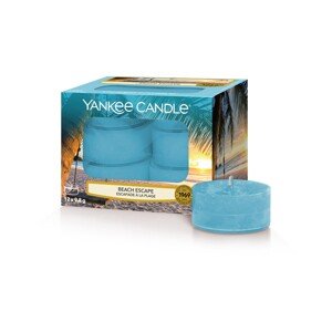 Yankee Candle Aromatické čajové svíčky Beach Escape 12 x 9,8 g