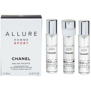 Chanel Allure Homme Sport - EDT náplň (3 x 20 ml) 60 ml