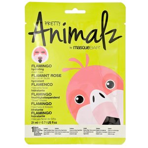 Masquebar Plátýnková Maska Animalz Flamingo Sheet Mask 23g
