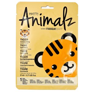 Masquebar Plátýnková Maska Animalz Tiger Sheet Mask 23g