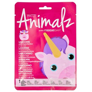 Masquebar Plátýnková Maska Animalz Unicorn Sheet Mask 23g