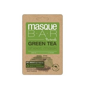 Masquebar 100% Přírodní Pleťová Maska Naturals Green Tea Sheet Mask 18ml