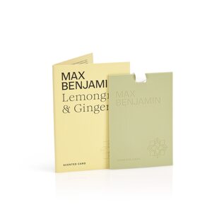 Max Benjamin Lemongrass And Ginger Scented Card 1 Ks