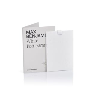 Max Benjamin White Pomegranete Scented Card 1 Ks