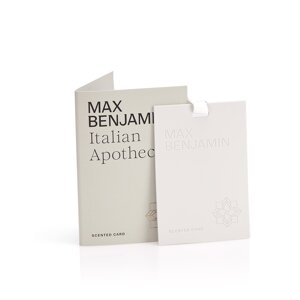 Max Benjamin Italian Apothecary Scented Card 1 Ks
