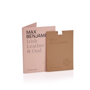 Max Benjamin Irish Leather Oud Scented Card 1 Ks