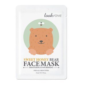 Look At Me Pleťová Maska Sweet Honey Bear Face Mask 21ml
