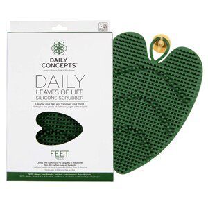 Daily Concepts Silikonový Peeling Na Nohy Leaves Of Life Silicone Scrubber Foot